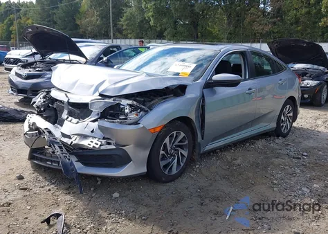 2018 Honda Civic Ex from USA, damaged, VIN 19XFC2F70JE044428